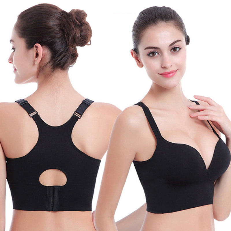 Breathable Wireless Gather Yoga Sports Bra