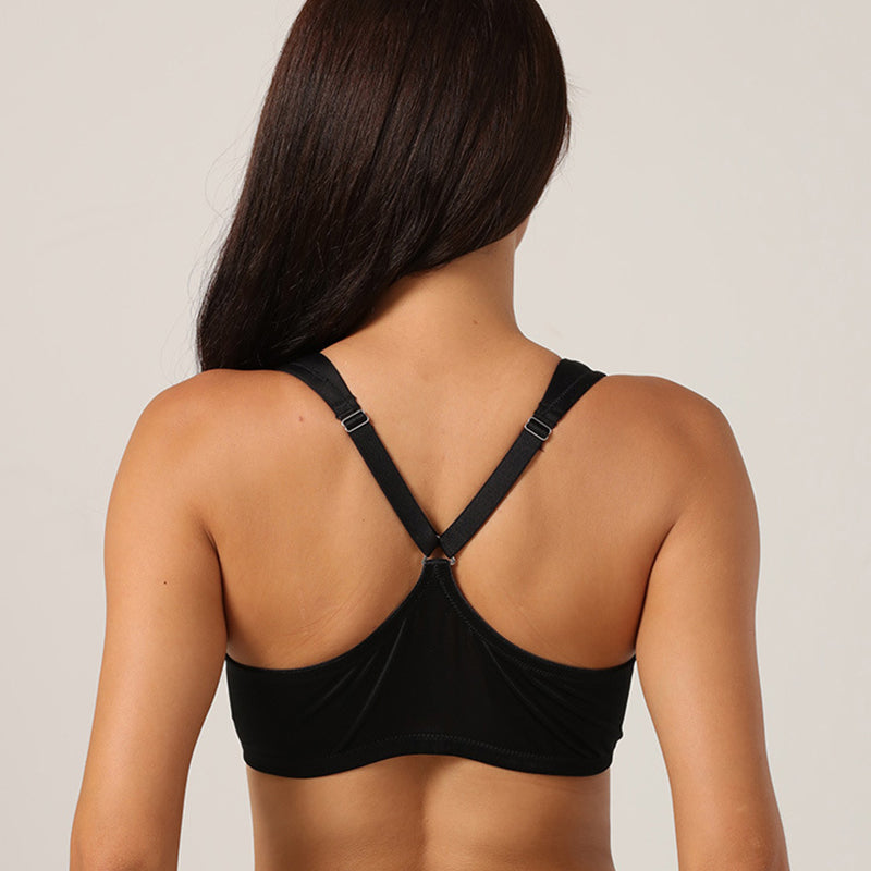 Plus Size Front Buckle Underwire Bra