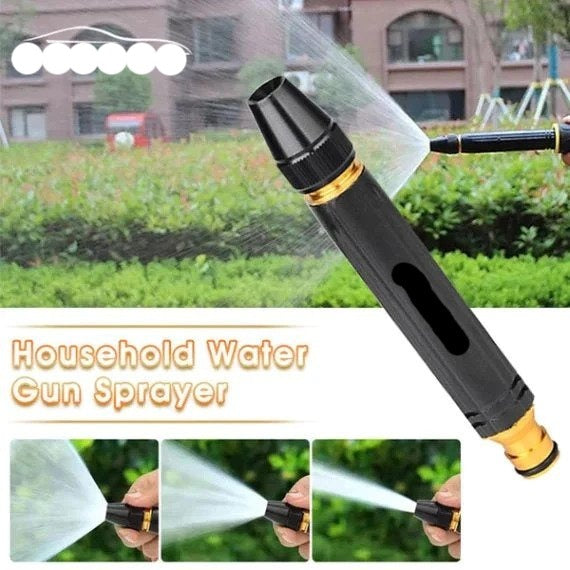 High quality professional pressure water nozzle with metal hose