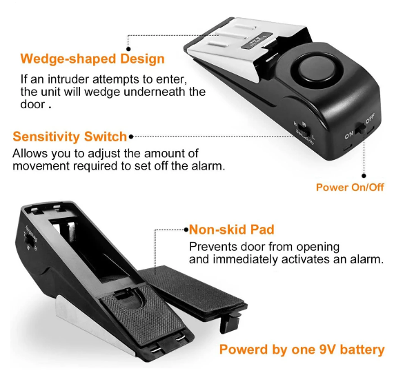 Upgraded Door Suction Alarm Portable