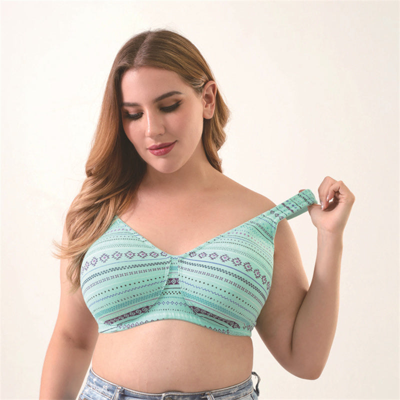 Wide Strap Stress Relief Full Cup Bra