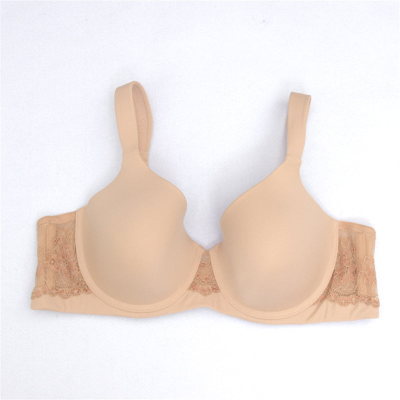 Seamless Anti-Sagging Wide Strap Bra