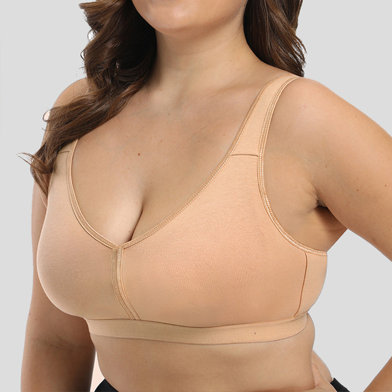 No Underwire Seamless Push Up Bra