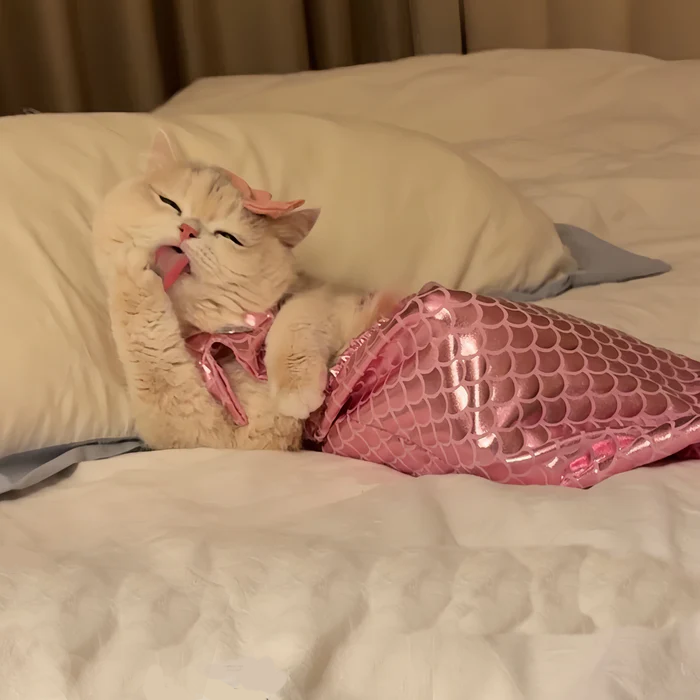 Mermaid Cat Costume