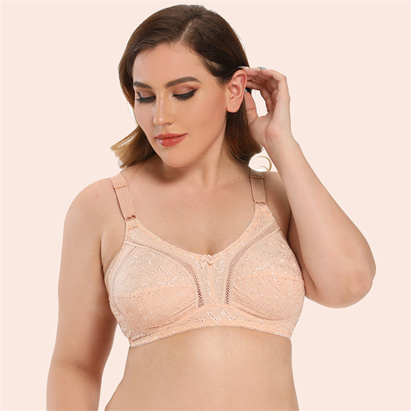 Jacquard Unwired Plus Size Bra