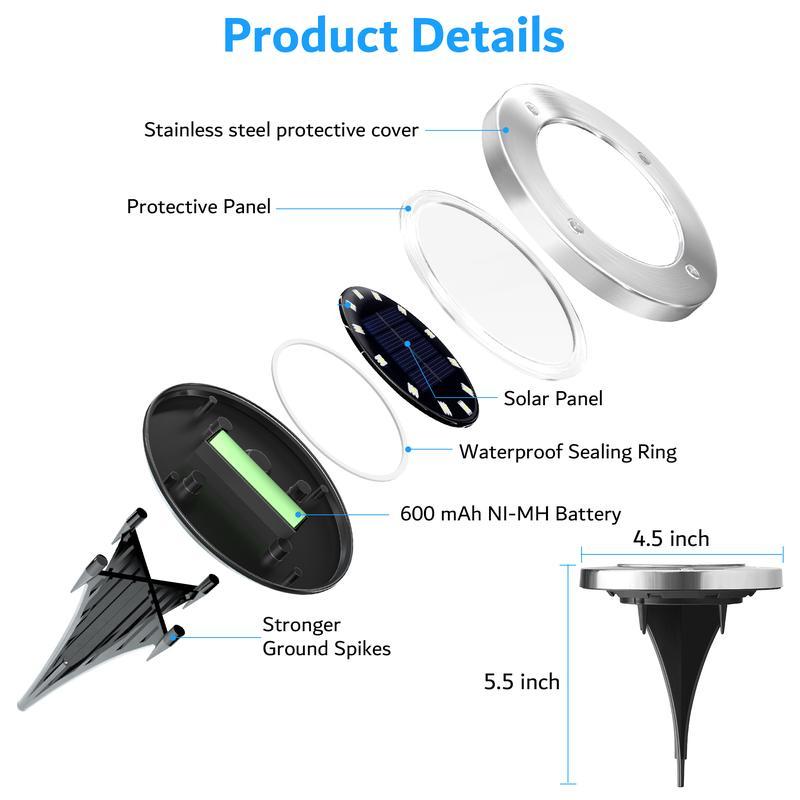 Solar Stainless Steel Underground Light