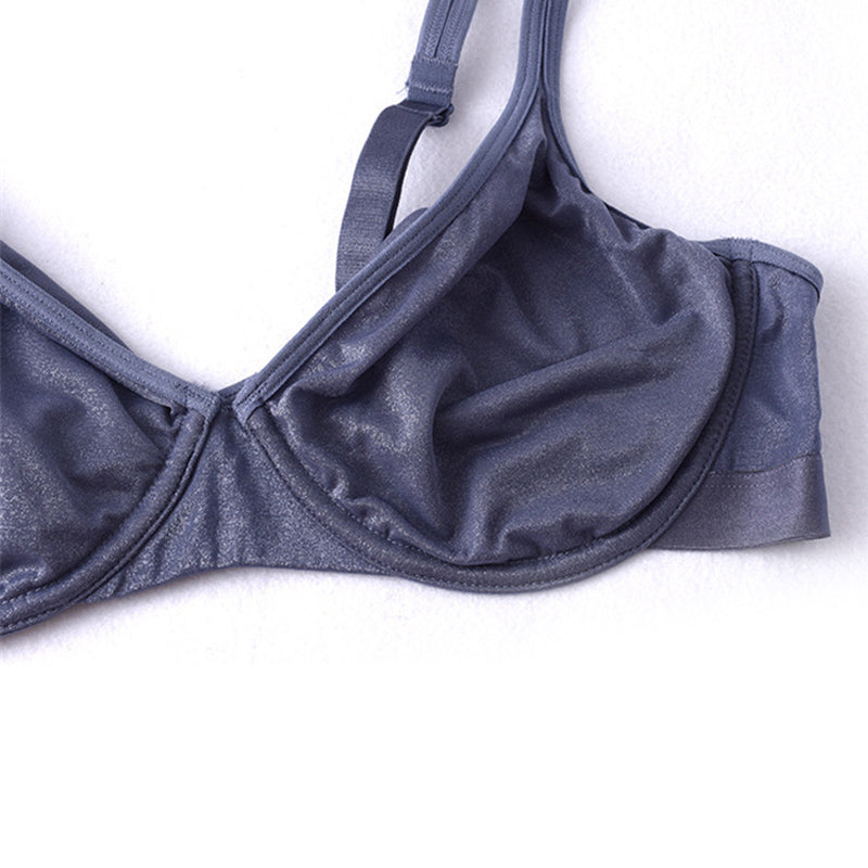 Solid Ultra Thin Plus Size Bra