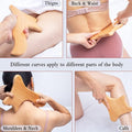 Solid wood full body universal massage stick