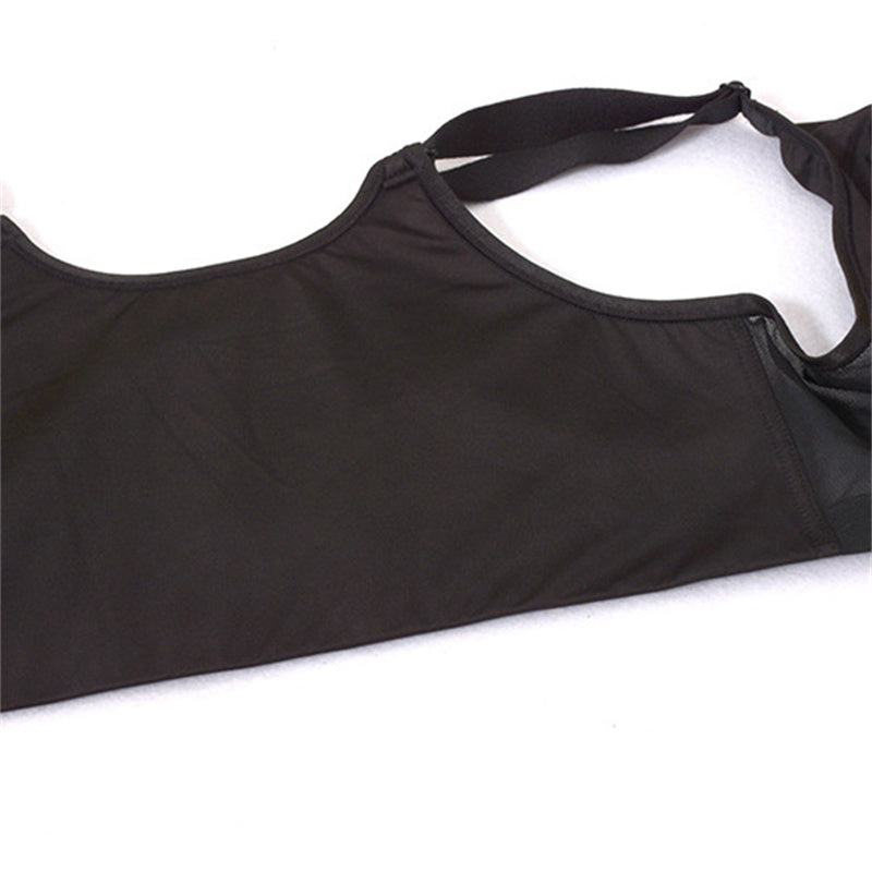Front Button Foamless Vest Bra