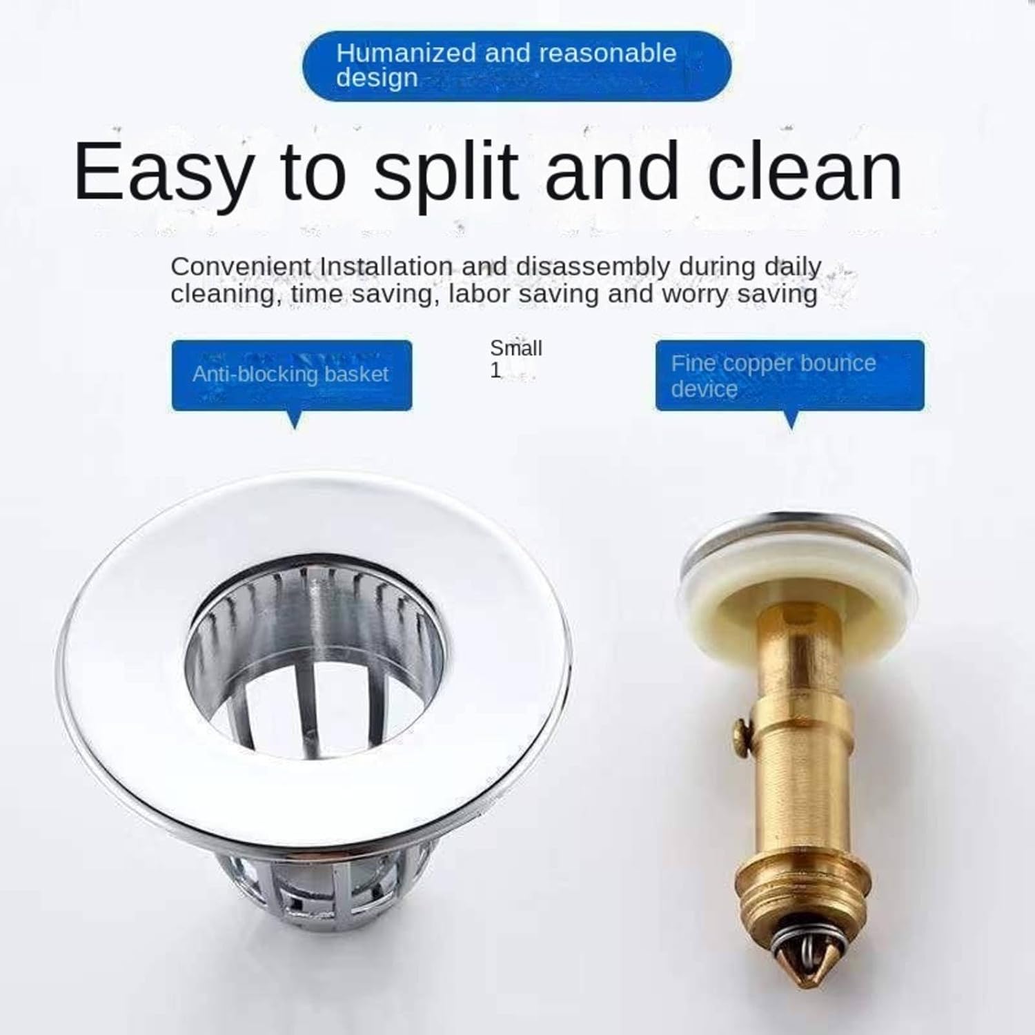 Bathroom sink leak plug