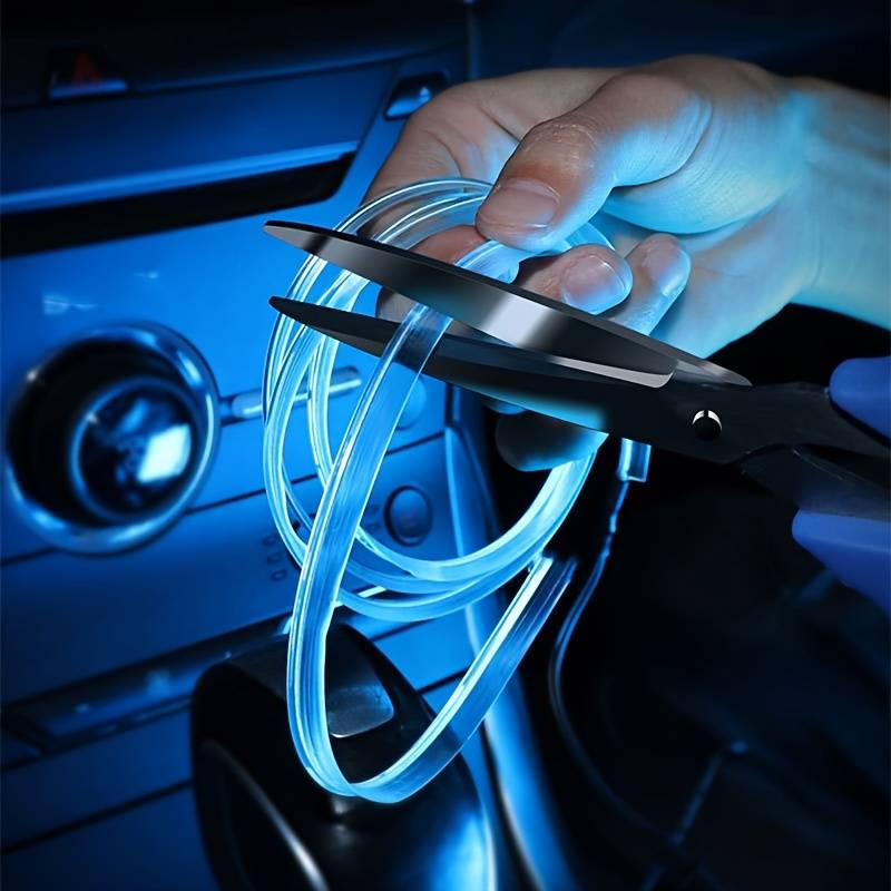 7 Colors Car Interior Mood Lighting LED Strip Neon Lights