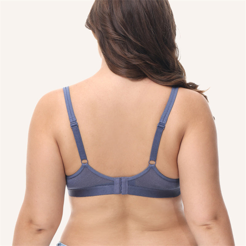 Solid Ultra Thin Plus Size Bra