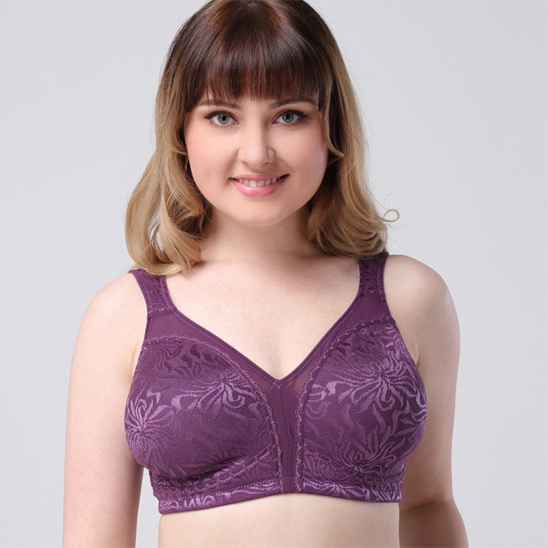 Boutique Embroidered No Underwire Bra