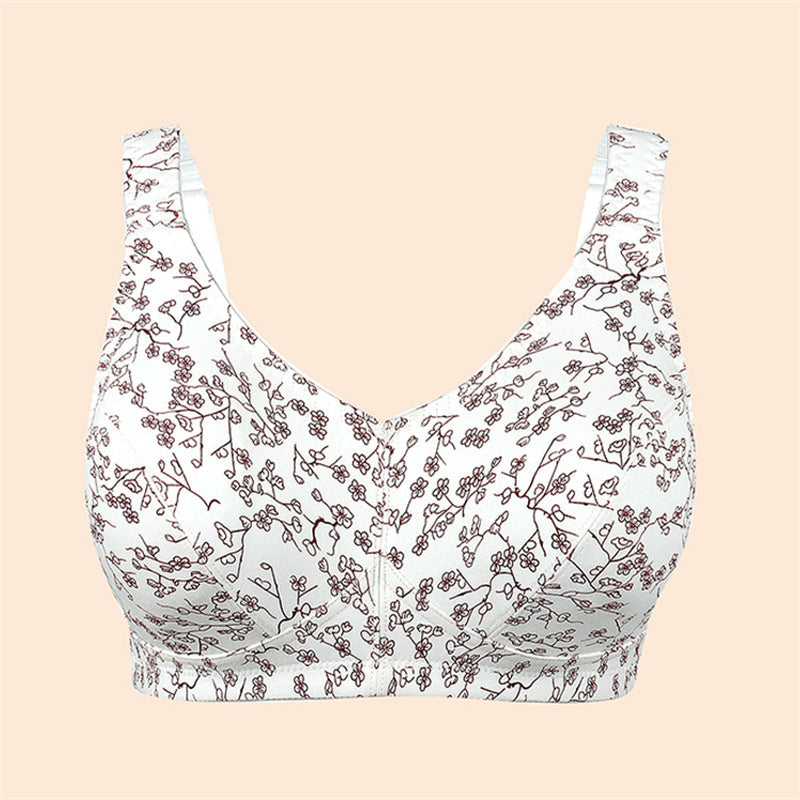 Chinoiserie Print Wide Strap Bra