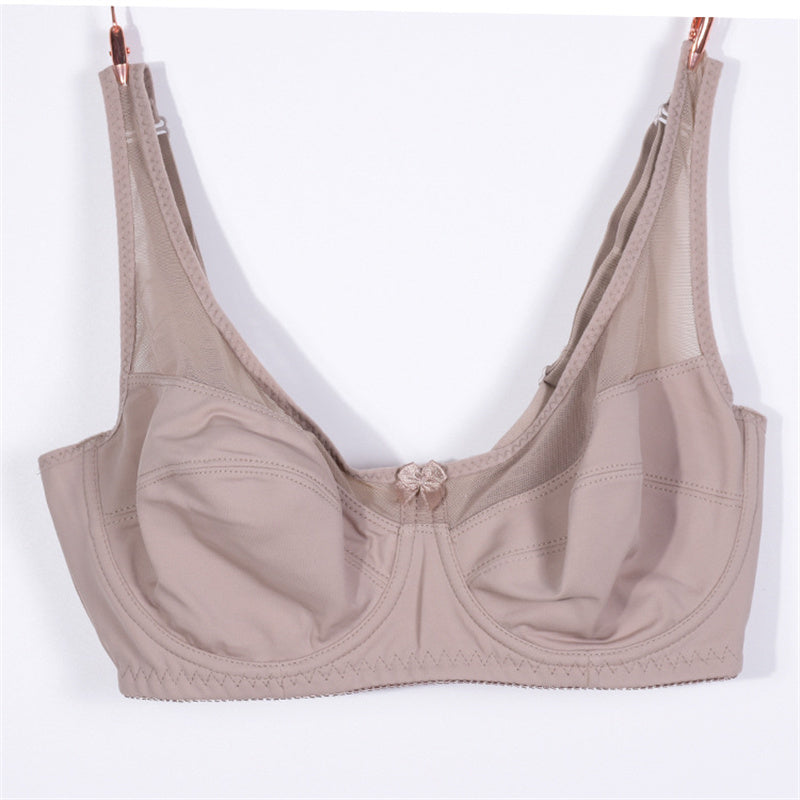 Transparent Lace Pattern Breast Bra