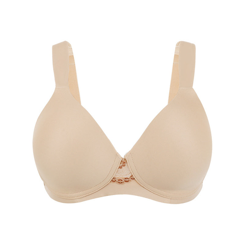 Wide Sponge Strap Unwired Bra