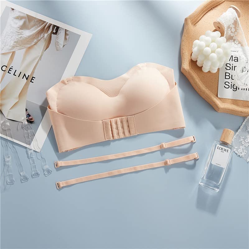 Women Lingerie Strapless Front Buckle Lift Bra