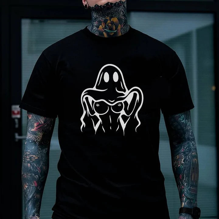 Trendy Men's Crew Neck Short-Sleeve T-Shirt