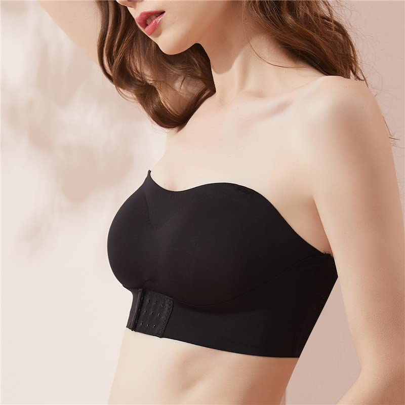 Women Lingerie Strapless Front Buckle Lift Bra