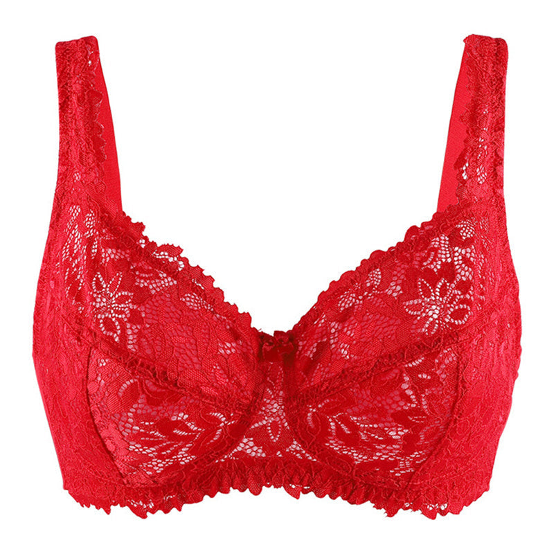 Full Cup Unwired Lace Bra