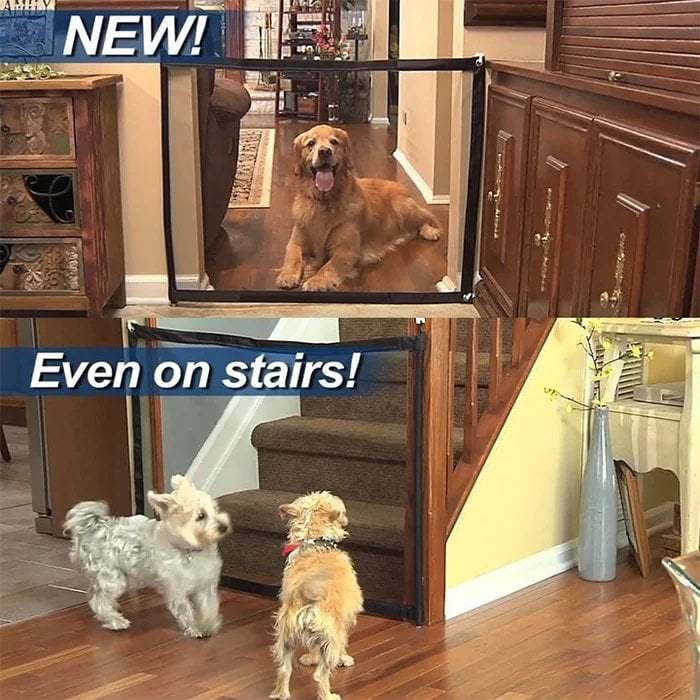 🎄Christmas Hot Sale 50% OFF-Portable Kids & Pets Safety Door Guard(Free Shipping Over Two Piece）