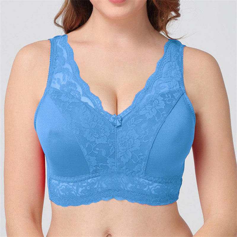 Printed Lace Push Up Bra