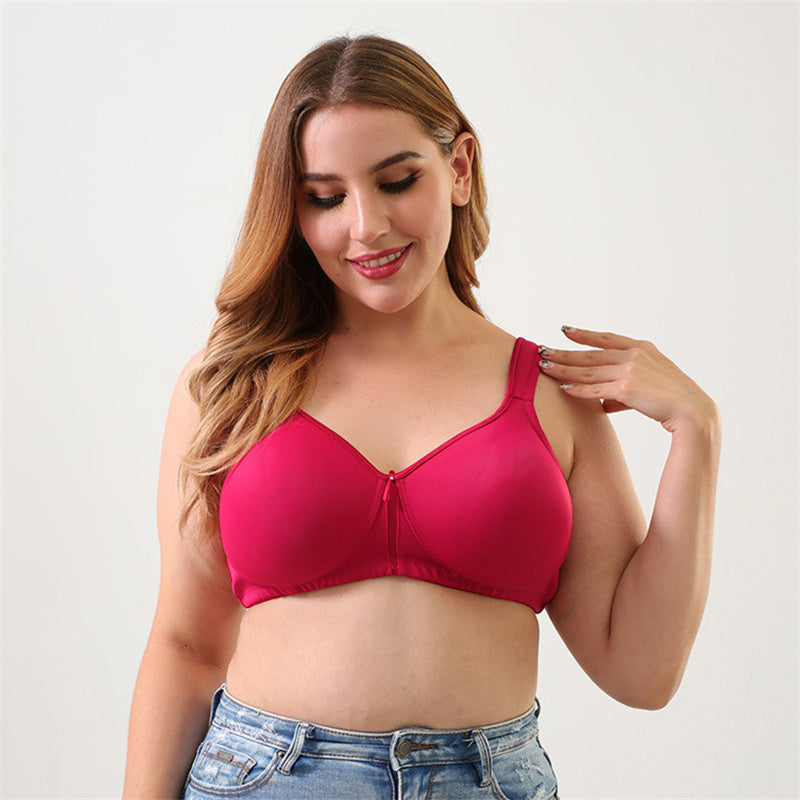 Unwired Wide Strap Glossy Print Bra