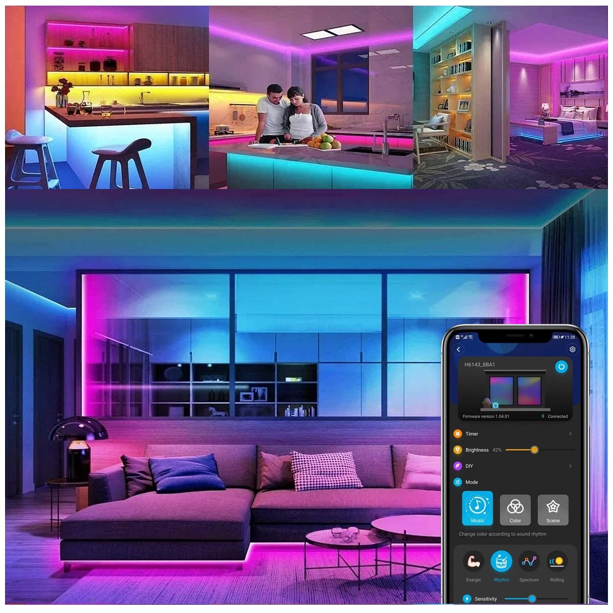 🎃HALLOWEEN SALE 🔥WI-FI BLUETOOTH SMART LED FOR OUTDOOR