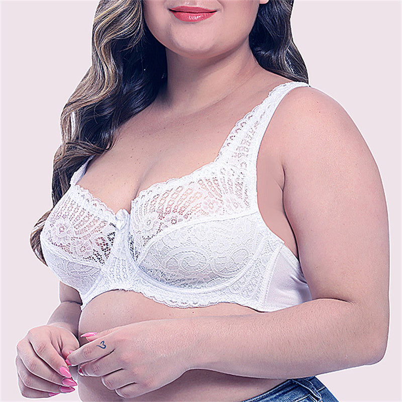 Lace Push Up Plus Size Bra