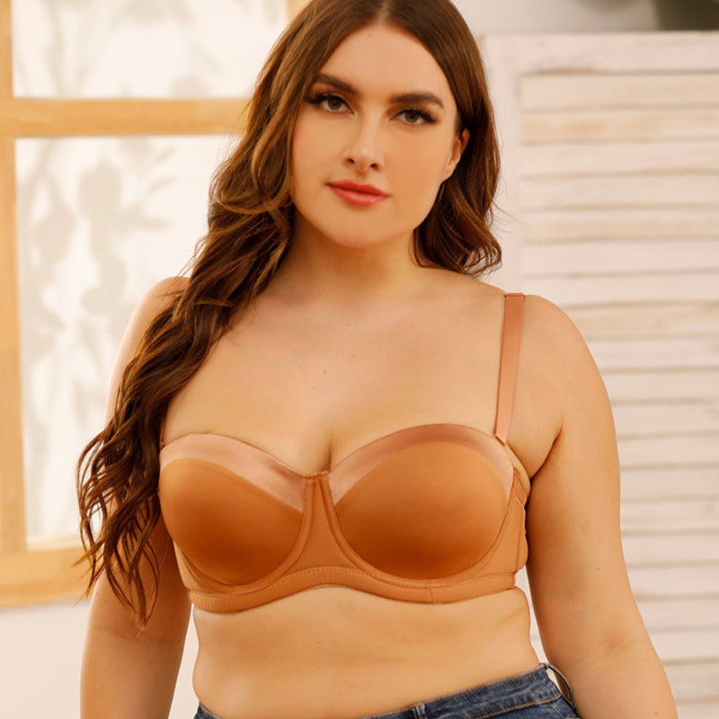 Removable Strap Plus Size Underwire Bra