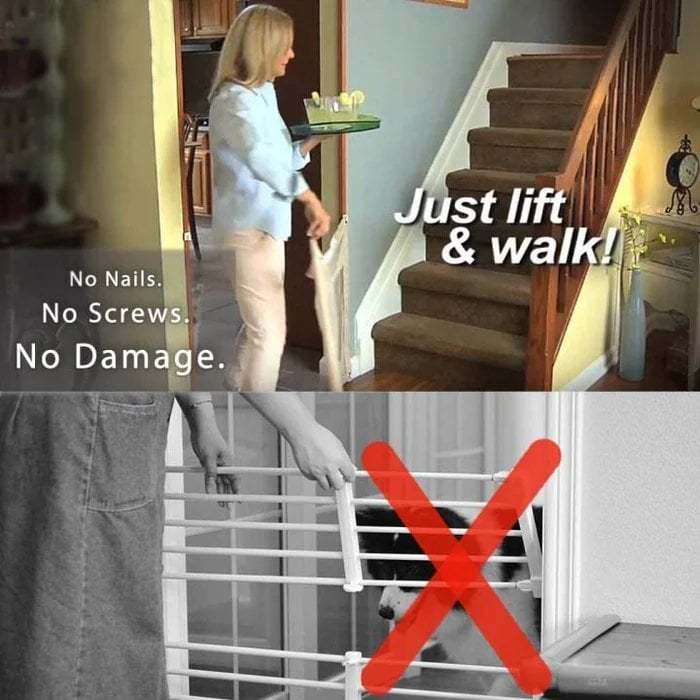 🎄Christmas Hot Sale 50% OFF-Portable Kids & Pets Safety Door Guard(Free Shipping Over Two Piece）
