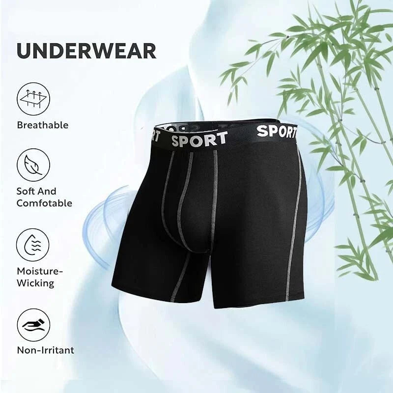 Men's Letter Appliqué Boxer Briefs