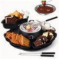 2 in 1 Electric S'mores & Chocolate Fondue Maker