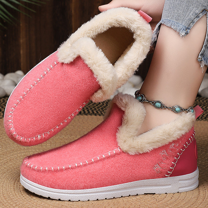 Women's Casual Fleece-Lined Warm Winter Boots