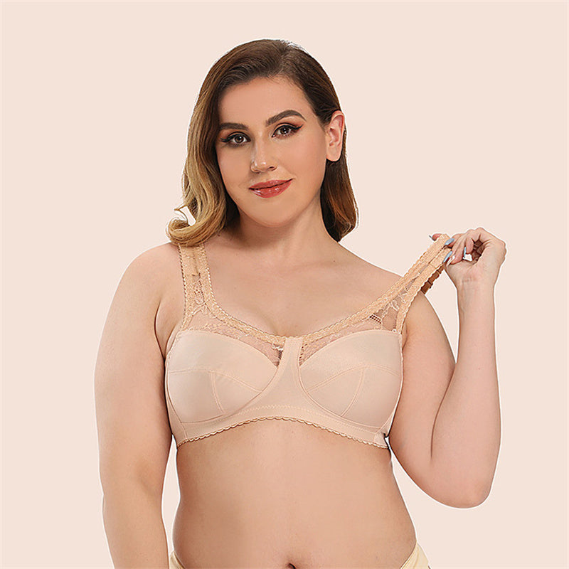 Lace Wide Strap Ultra Thin Bra
