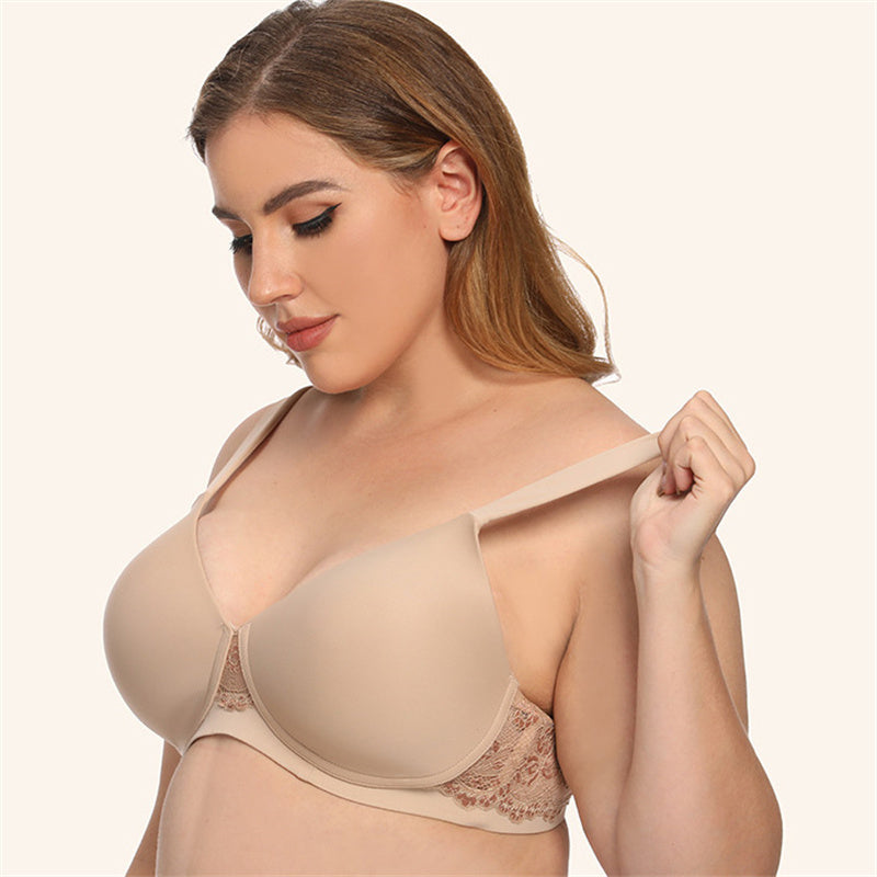 Wide Sponge Strap Unwired Bra