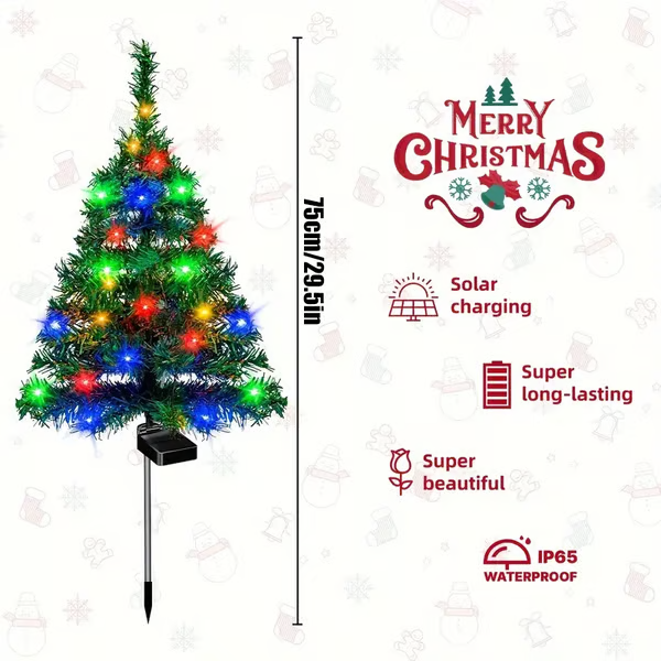 Solar Christmas Tree Lights
