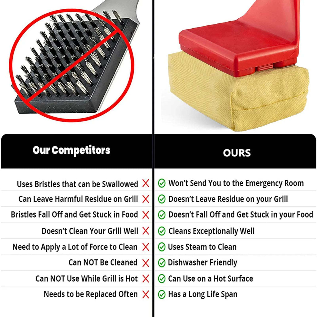 👍Barbecue Grill Cleaning Brush