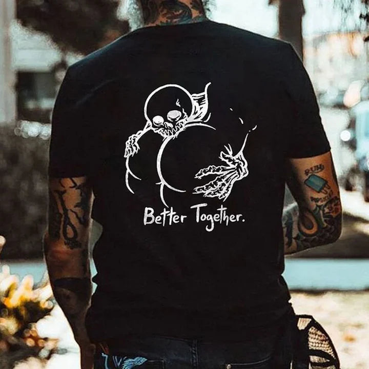Trendy Men's Crew Neck Short-Sleeve T-Shirt