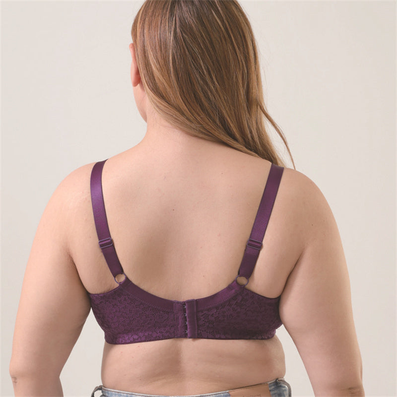 Purple Print Ultra Thin Bra