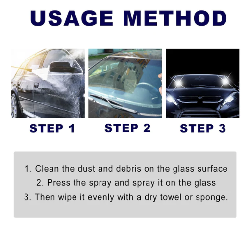 Long-lasting Anti-Fog Spray for Windshield