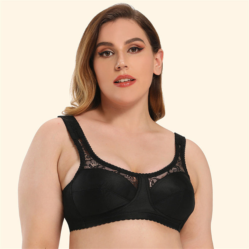 Lace Wide Strap Ultra Thin Bra