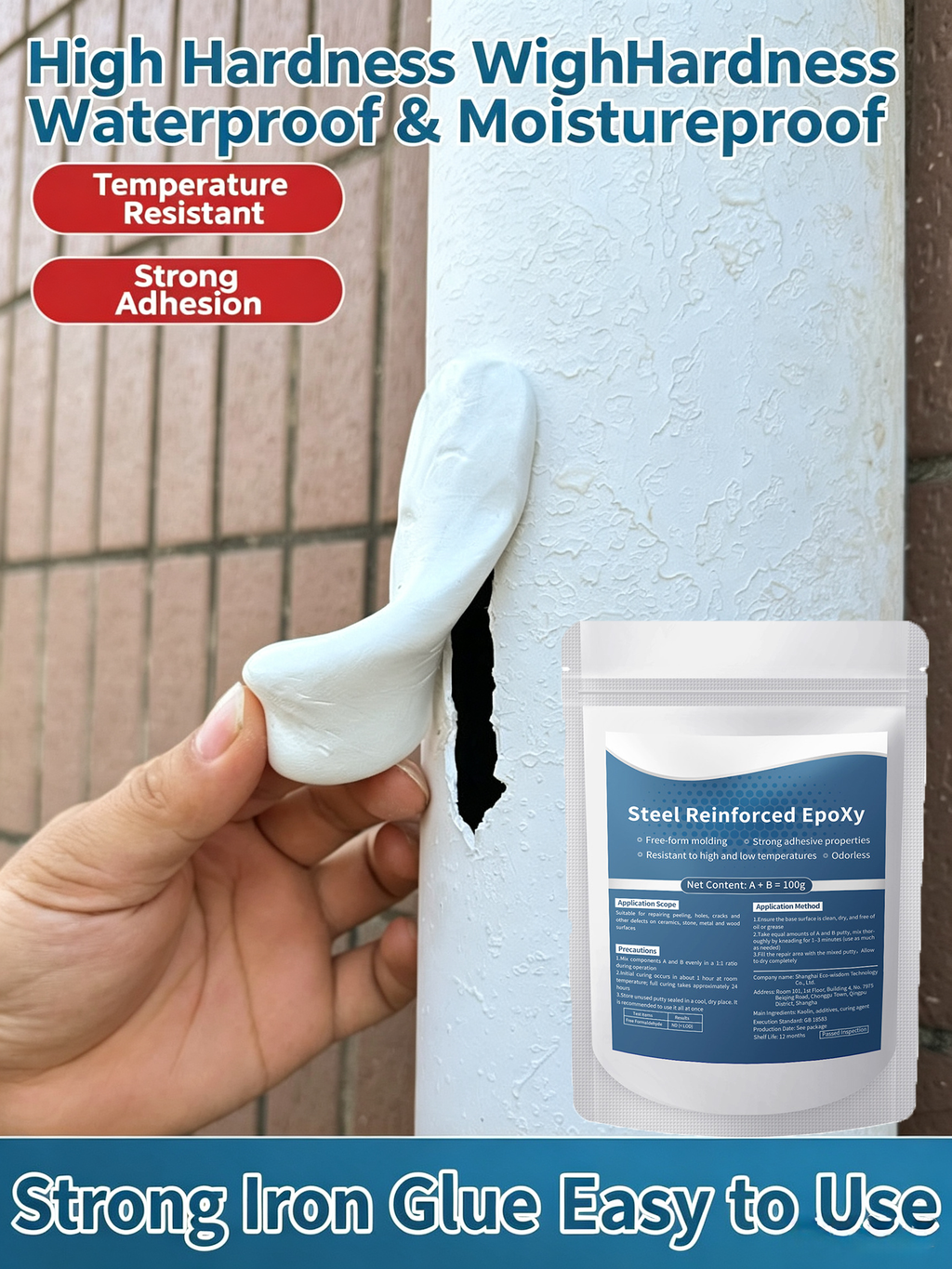 Powerful repair and sealing putty