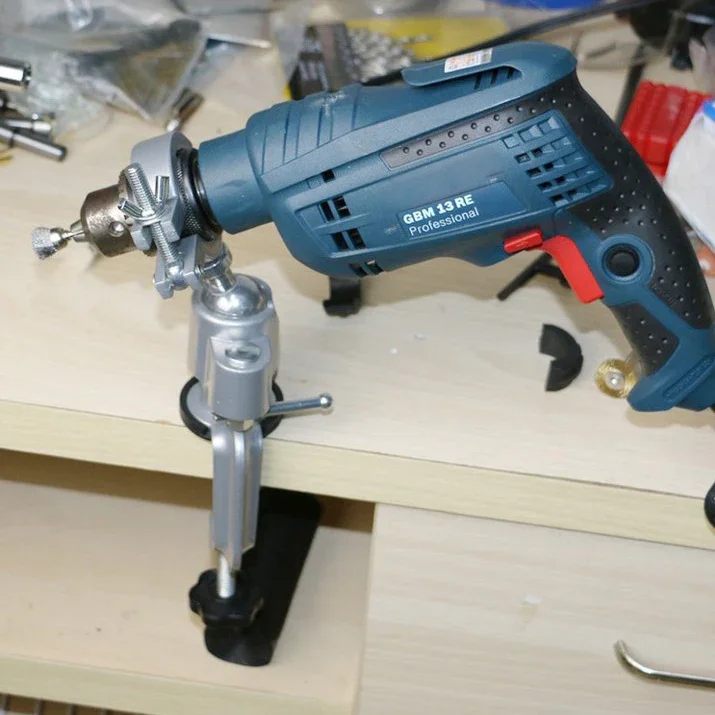 Electric grinder, electric drill universal rotating fixed bracket
