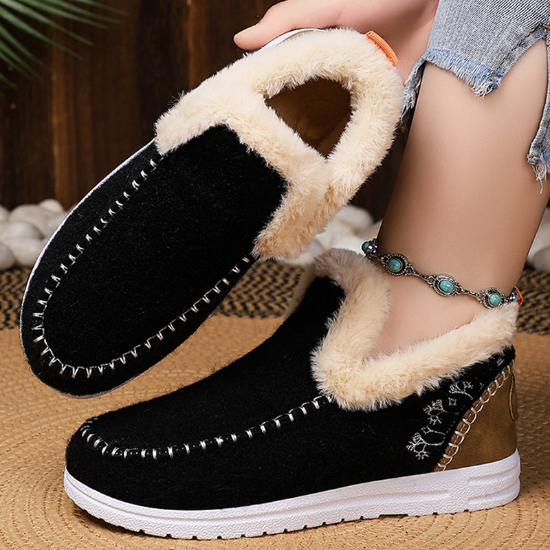 Women's Casual Fleece-Lined Warm Winter Boots