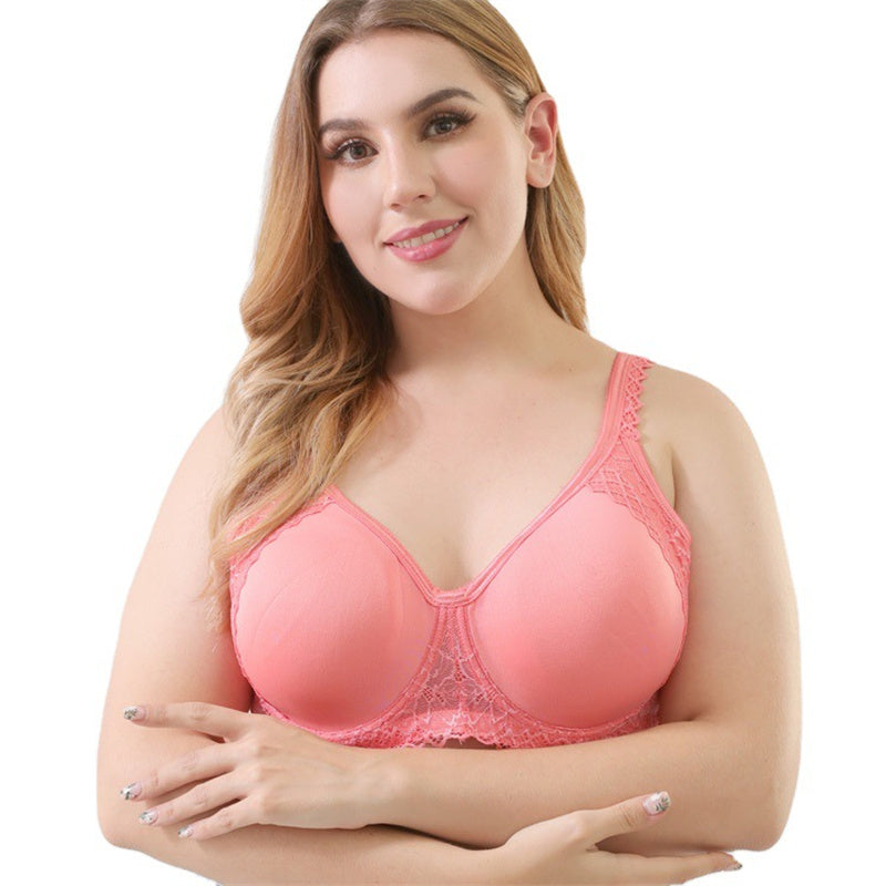 Solid Push Up Plus Size Bra