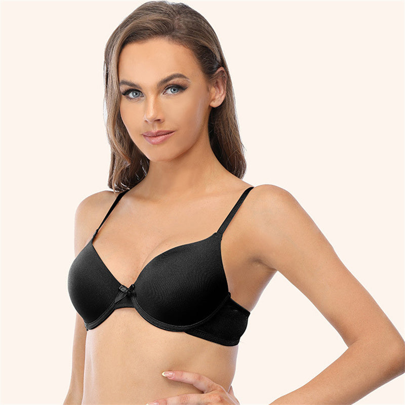 Solid Ultra-thin Push up Bra