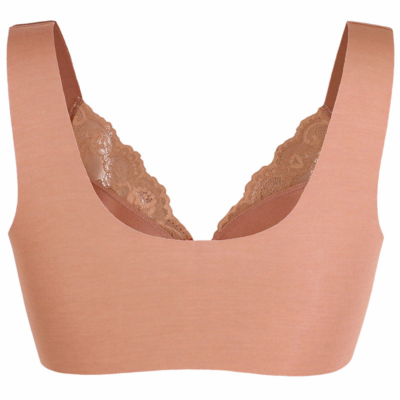 Plus Size Lace Unwired Front Bra