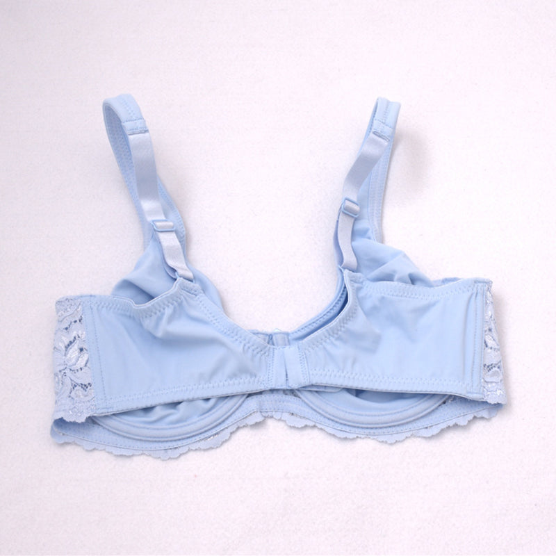 Wide Strap Lace Hem Bra