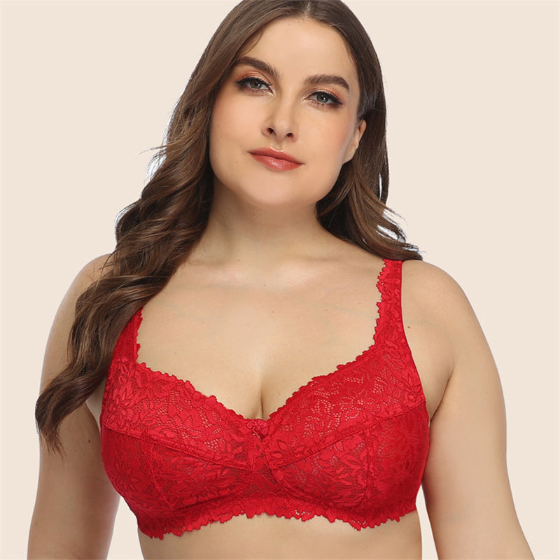 Full Cup Unwired Lace Bra